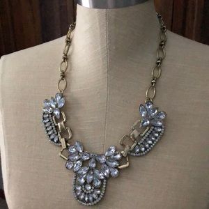 J.Crew inspired diamond stone necklace